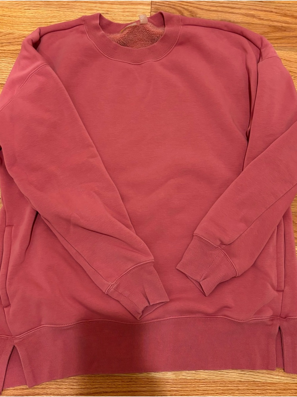 Zella Dusty Rose Women's Crewneck Sweatshirt